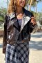 Gi Jacket with Striped Collar, Lined and Epaulet Design, Casual Woven Jacket 50 50 - 5