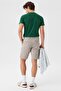 Men's Slim Fit Beige Bermuda Shorts Men's Bermuda Shorts Beige - 6