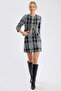 Lureksli Curly Tweed Mini Skirt