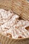 Soft Series Interlock Blanket 100% Cotton Oeko-Tex Certified 100 X 85 cm (Floral Bow) - 5