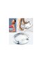 180 Kg Personal Glass Digital Weight Scale Clear/White 3 x 28 x 35.6cm - 2