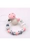Cute Rabbit Chew Silicone Baby Pacifier Chain Clip Holder - 2