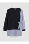Striped Women's Sweatshirt Tunic - 5