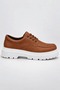 Jy-T13 Nova Lace-Up Leather Men's Casual Sports Classic Shoes Cbt - Tan - 5