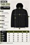 Box Fabric Bag with Fur Inside Pocket Winter Coat Pldp 3037_50526 - 8