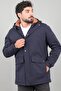 Quilted Bag Pocket Fixed Hooded Winter Coat Pldp 3039_50527 - 3