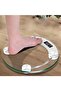Digital LCD Electronic Glass Body Weight Scale Health Bathroom Round