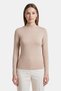 Black-Tan Women's Half Turtleneck Long Sleeve Body/Blouse - Pack of 2 - 4