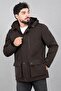 Box Fabric Bag with Fur Inside Pocket Winter Coat Pldp 3037_50526 - 3