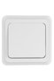 Intrerupator Simplu Alb 8x8cm