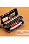 Men's Wallet Long Purse Leather Clutch Large Business Handbag Phone Card Holder Case Travel Wallet as Gift for Men Father Son Husband Boyfriend - 3