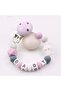 Cute Rabbit Chew Silicone Baby Pacifier Chain Clip Holder - 3