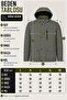 Box Fabric Bag with Fur Inside Pocket Winter Coat Pldp 3037_50526 - 8