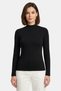 Black-White Women's Half Turtleneck Long Sleeve Body/Blouse - Pack of 2 - 2