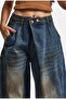 Women's T.Kot Color Palazzo Baggy Fit T17T Special Design Denim Jeans - 4
