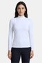 Black-White Women's Half Turtleneck Long Sleeve Body/Blouse - Pack of 2 - 4
