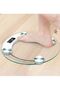 Digital LCD Electronic Glass Body Weight Scale Health Bathroom Round - 4