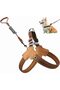 Mouselunes Dog Harness and Leash Set No Pull Adjustable Reflective Vest Harness for Large Medium Small Dogs