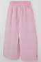 Girl's Trouser Suit, Inspiration Themed, Bow Printed, Slit, 8-14 Years, Ecru - 7