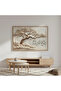 Inna Ma'al Yusra Calligraphy Print | Textured Abstract Islamic Wall Art 60x90 Gallery Wrapped - 4