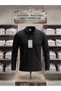 Long Sleeve Polo Collar School T-Shirt - Casual Comfort and Durability (Black and White Options)