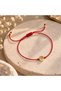 Gold Round Figure Adjustable Bracelet with Drawstring - 2