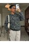 Trend Cheetah Print Hoodie 3 Yarn Digital Print Hooded Sweat Cardigan - 3