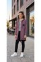 Girl's Zippered Seasonal Hooded Long Cardigan - 2