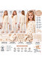 Girls' Pajama Set Teddy Bear Patterned Cotton Long Sleeve Winter Pajama Set - 2