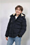 Boys' Winter Memory Fabric Hooded Comfortable Fleece Lined Thick Coat - 3