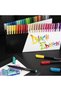 116454 Black Edition Brush Tip Felt Tip Pen 50 Colors - 3