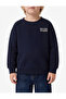 Embroidered Long Sleeve Crew Neck Oversize Sweatshirt - 4