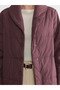 Jacket Collar Women's Puffer Coat - 4