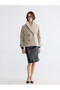 Jacket Collar Women's Cashmere Coat - 2