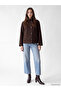 High Collar Oversize Women's Cashmere Coat - 2