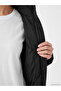 Ozmarka New Season Black Hooded Women's Inflatable Coat - 3