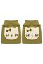 Cat Figured Baby Knee Pads Crawling Knee Protector Non-Slip Soft Padded Knee Pads 6-24 Months Green - 2