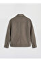 Özmarka New Season Beige Regular Fit Shirt Collar Cashmere Men's Coat - 8