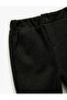 Baby Boy Buttoned Jogger Sweatpants with Elastic Waist and Pockets - 3