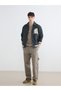 Ozmarka New Season Green Shirt Collar Suede Men's Coat - 2