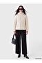 Vizyon New Season Beige Hooded Women's Puffer Coat - 2