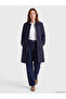 Shirt Collar Patterned Women's Coat