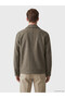 Özmarka New Season Beige Regular Fit Shirt Collar Cashmere Men's Coat - 6