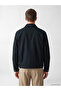 Vizyon New Season Navy Blue Regular Fit Shirt Collar Men's Jacket - 5