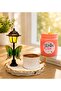 Premium Turkish Coffee Cup and Scented Candle Gift Set with Led Street Lamp