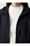 Hooded Oversized Women's Raincoat - 3
