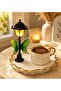Design Premium Turkish Coffee Cup with Led Street Lamp - 5