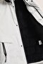 Gray Zipper Pocket, Arma Detail, Fur Inside, Removable Hood, Boy's Coat 24902 - 5
