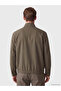 Vizyon New Season Khaki Regular Fit Stand Collar Men's Bomber Jacket - 5