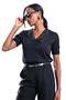 Black Sequined Short Sleeve Knitwear Cardigan 140684 - 2